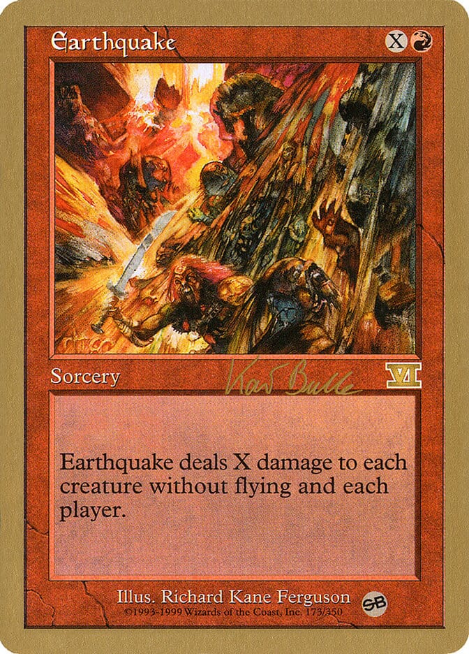 Earthquake (Kai Budde) (SB) [World Championship Decks 1999] MTG Single Magic: The Gathering  | Multizone: Comics And Games