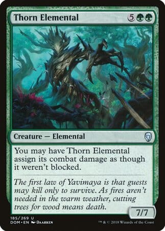 Thorn Elemental [Dominaria] MTG Single Magic: The Gathering  | Multizone: Comics And Games