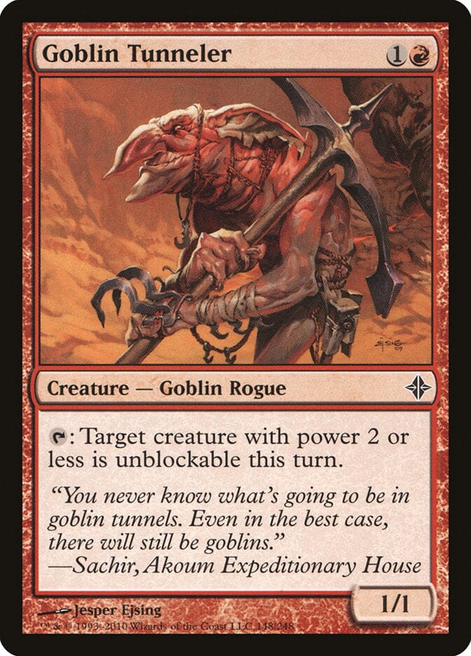 Goblin Tunneler [Rise of the Eldrazi] MTG Single Magic: The Gathering  | Multizone: Comics And Games