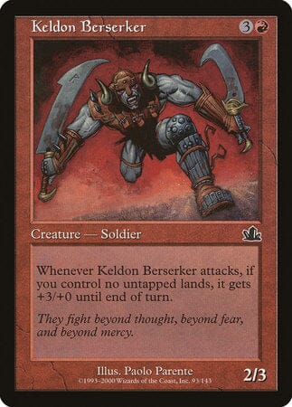 Keldon Berserker [Prophecy] MTG Single Magic: The Gathering  | Multizone: Comics And Games