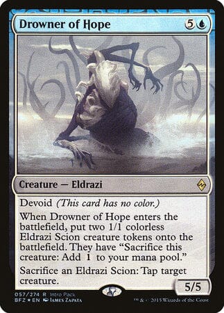 Drowner of Hope [Battle for Zendikar Promos] MTG Single Magic: The Gathering  | Multizone: Comics And Games