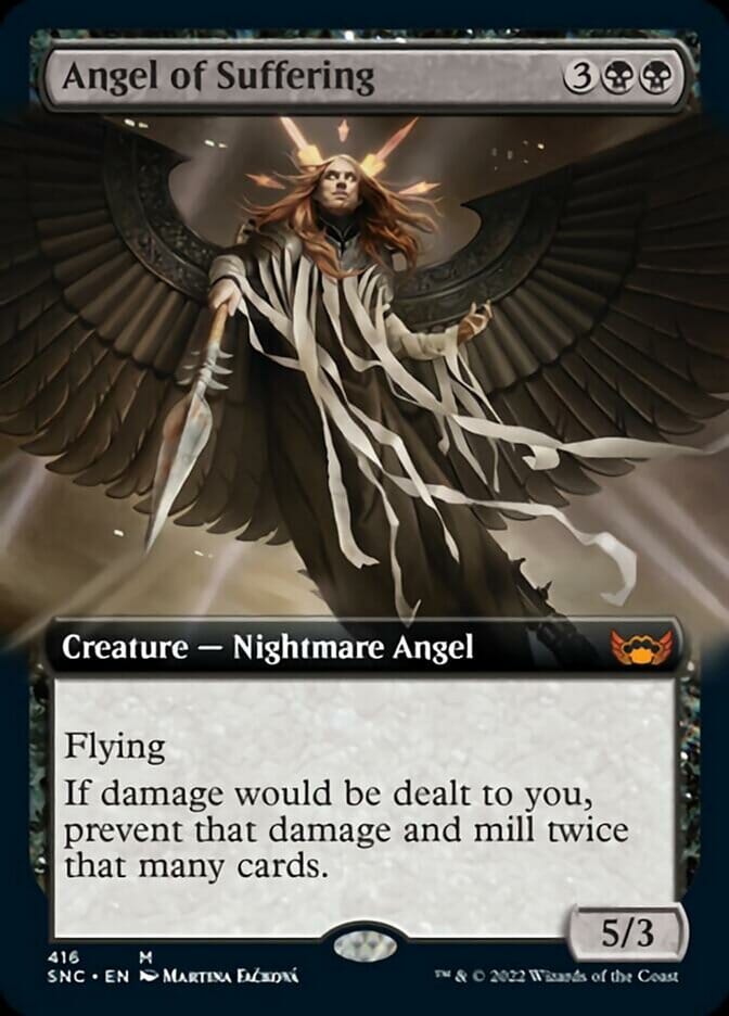 Angel of Suffering (Extended Art) [Streets of New Capenna] MTG Single Magic: The Gathering  | Multizone: Comics And Games