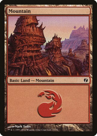 Mountain (77) [Duel Decks: Venser vs. Koth] MTG Single Magic: The Gathering  | Multizone: Comics And Games