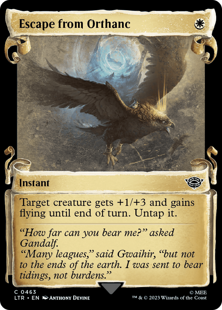 Escape from Orthanc [The Lord of the Rings: Tales of Middle-Earth Showcase Scrolls] MTG Single Magic: The Gathering  | Multizone: Comics And Games