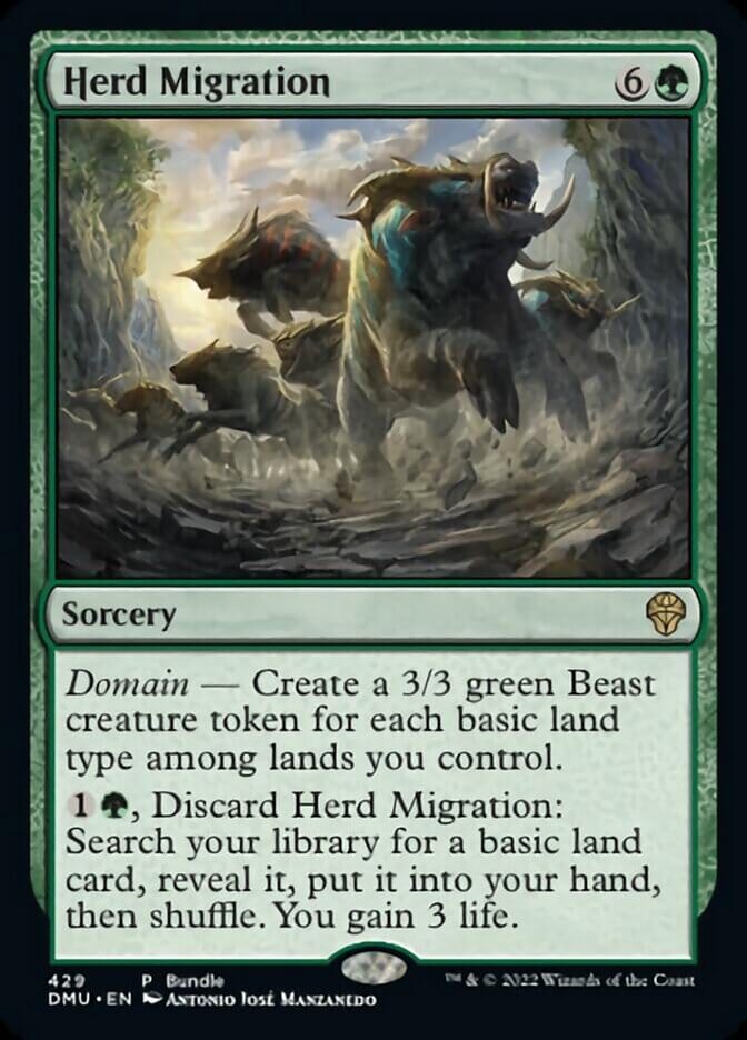 Herd Migration (Bundle) [Dominaria United] MTG Single Magic: The Gathering  | Multizone: Comics And Games