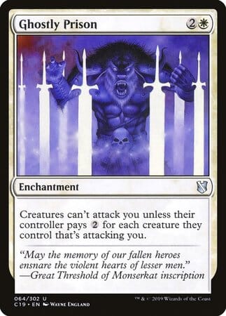 Ghostly Prison [Commander 2019] MTG Single Magic: The Gathering  | Multizone: Comics And Games