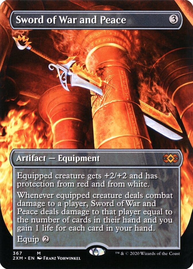 Sword of War and Peace (Borderless) [Double Masters] MTG Single Magic: The Gathering  | Multizone: Comics And Games