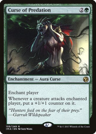 Curse of Predation [Iconic Masters] MTG Single Magic: The Gathering  | Multizone: Comics And Games