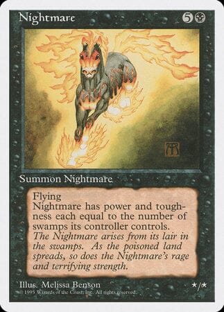 Nightmare [Fourth Edition] MTG Single Magic: The Gathering  | Multizone: Comics And Games