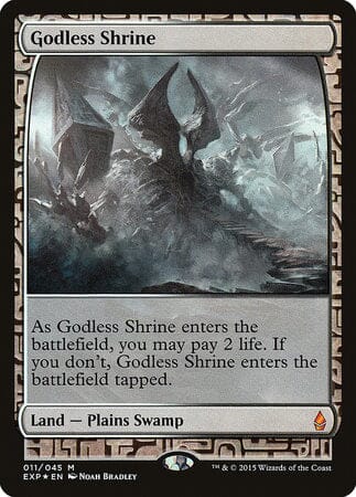Godless Shrine [Zendikar Expeditions] MTG Single Magic: The Gathering  | Multizone: Comics And Games