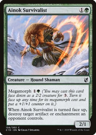 Ainok Survivalist [Commander 2019] MTG Single Magic: The Gathering  | Multizone: Comics And Games