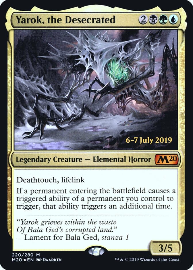 Yarok, the Desecrated [Core Set 2020 Prerelease Promos] MTG Single Magic: The Gathering  | Multizone: Comics And Games