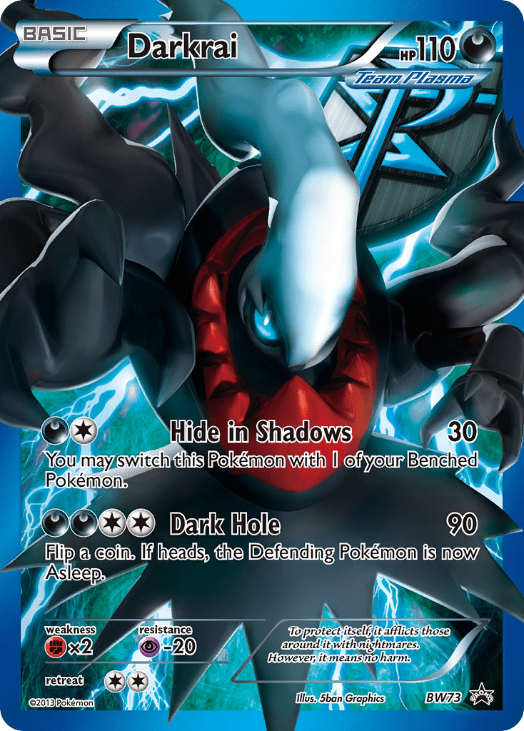 Darkrai (BW73) (Jumbo Card) [Black & White: Black Star Promos] Pokemon Single Pokémon  | Multizone: Comics And Games