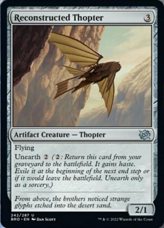 Reconstructed Thopter [The Brothers' War] MTG Single Magic: The Gathering  | Multizone: Comics And Games