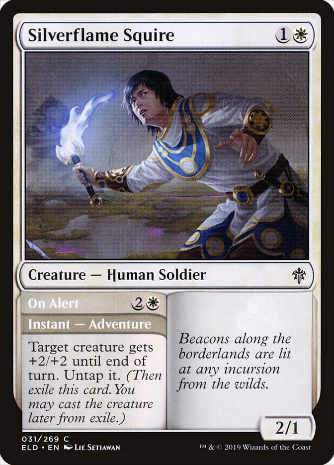 Silverflame Squire // On Alert [Throne of Eldraine] MTG Single Magic: The Gathering  | Multizone: Comics And Games
