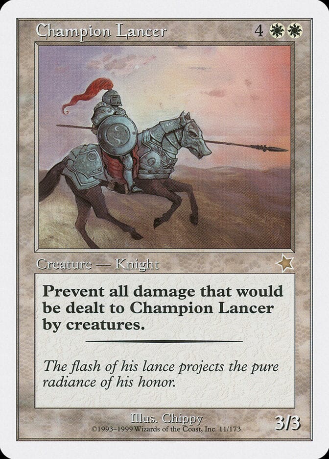 Champion Lancer [Starter 1999] MTG Single Magic: The Gathering  | Multizone: Comics And Games