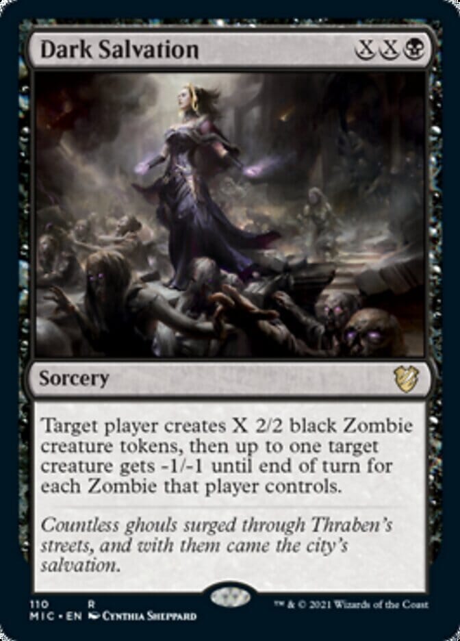 Dark Salvation [Innistrad: Midnight Hunt Commander] MTG Single Magic: The Gathering  | Multizone: Comics And Games
