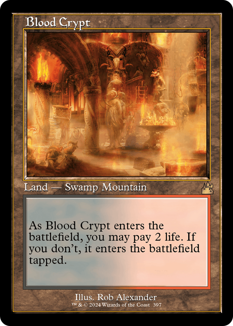 Blood Crypt (Retro) [Ravnica Remastered] MTG Single Magic: The Gathering  | Multizone: Comics And Games