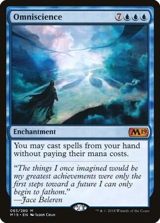 Omniscience [Core Set 2019] MTG Single Magic: The Gathering  | Multizone: Comics And Games