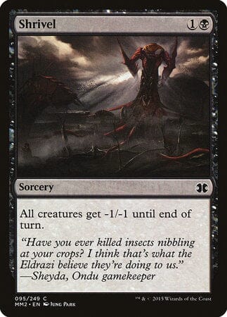 Shrivel [Modern Masters 2015] MTG Single Magic: The Gathering  | Multizone: Comics And Games