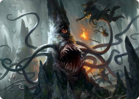 Roper Art Card [Dungeons & Dragons: Adventures in the Forgotten Realms Art Series] MTG Single Magic: The Gathering  | Multizone: Comics And Games