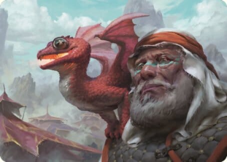 Dragon Whelp Art Card [Dominaria United Art Series] MTG Single Magic: The Gathering  | Multizone: Comics And Games