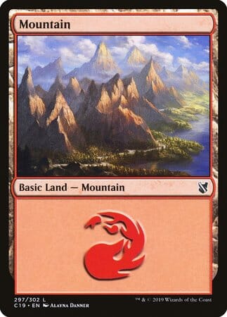 Mountain (297) [Commander 2019] MTG Single Magic: The Gathering  | Multizone: Comics And Games