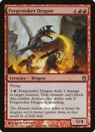 Forgestoker Dragon [Born of the Gods Promos] MTG Single Magic: The Gathering  | Multizone: Comics And Games