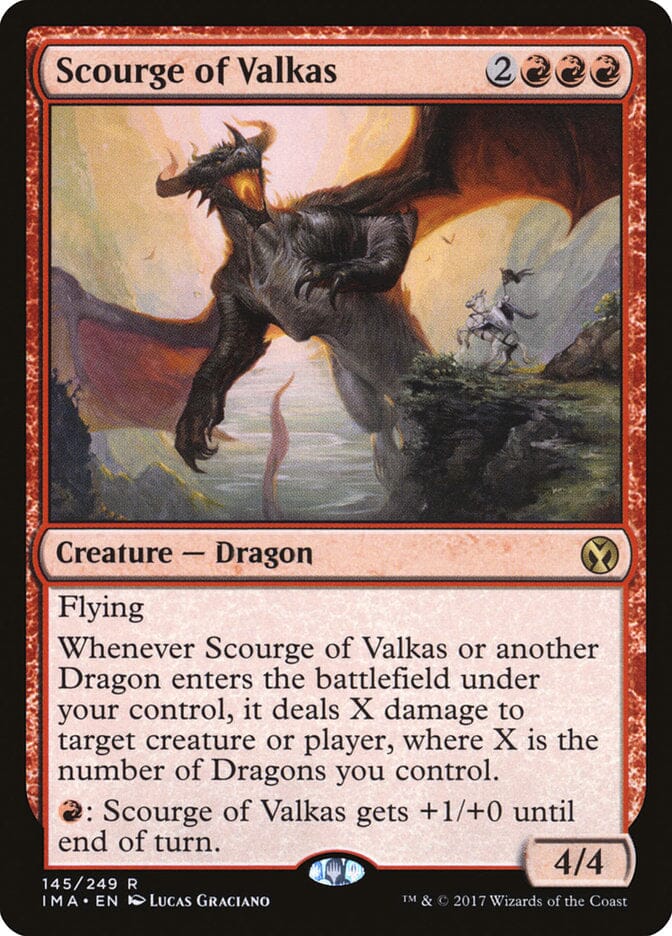 Scourge of Valkas [Iconic Masters] MTG Single Magic: The Gathering  | Multizone: Comics And Games