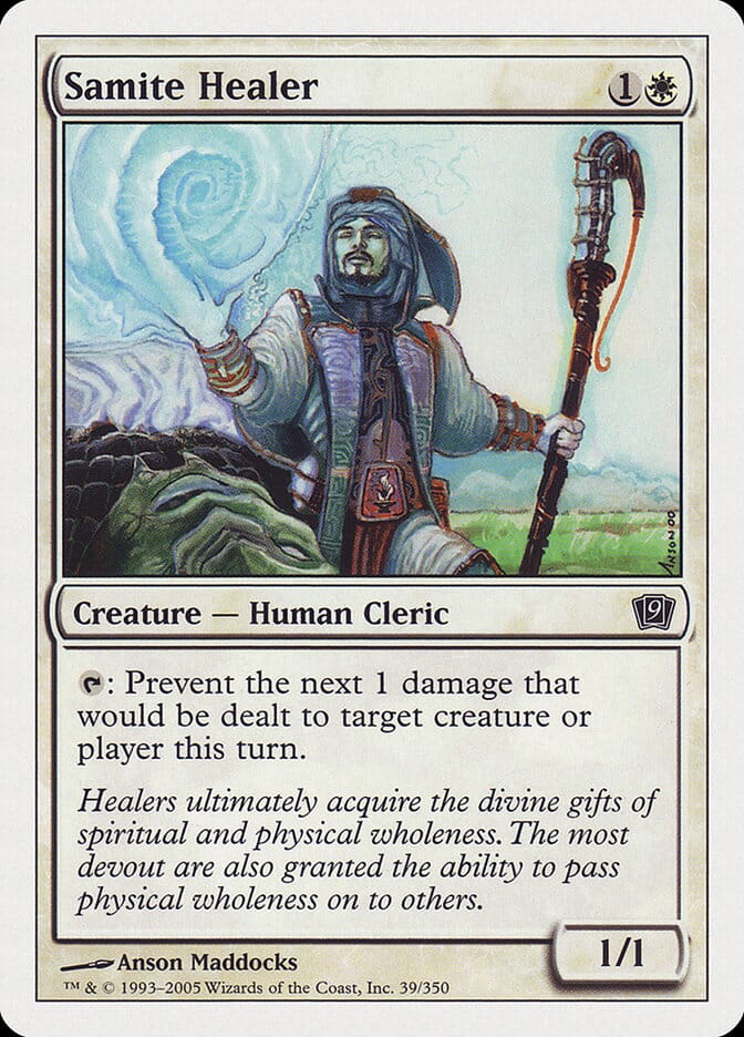 Samite Healer [Ninth Edition] MTG Single Magic: The Gathering  | Multizone: Comics And Games