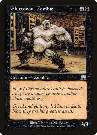 Gluttonous Zombie [Onslaught] MTG Single Magic: The Gathering  | Multizone: Comics And Games