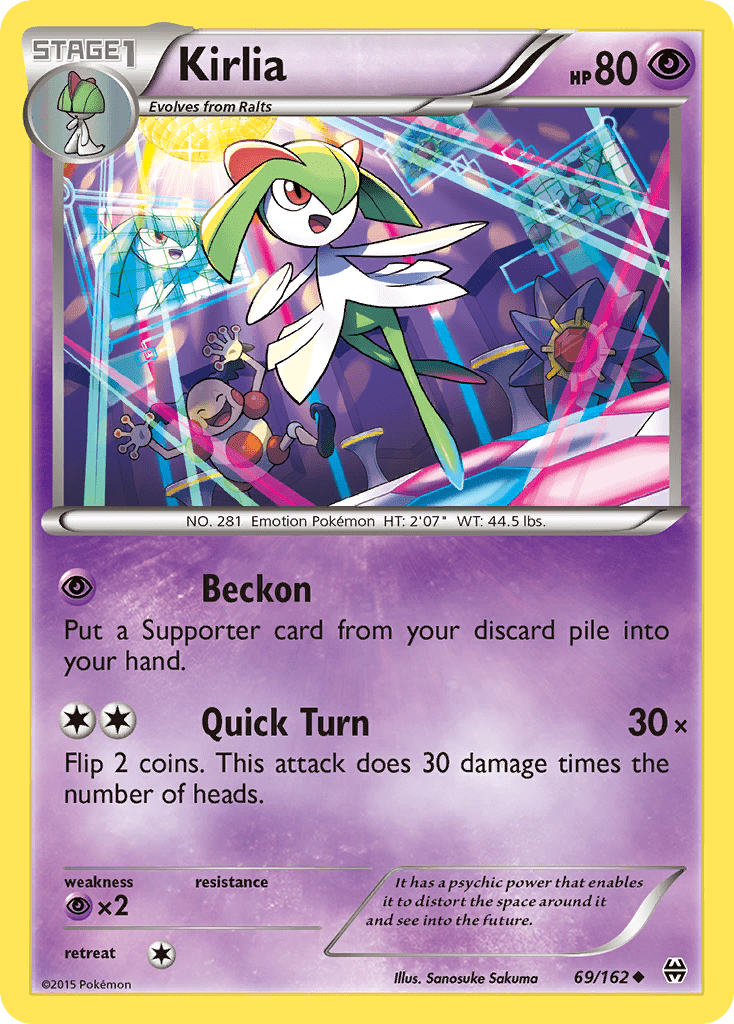 Kirlia (69/162) [XY: BREAKthrough] Pokemon Single Pokémon  | Multizone: Comics And Games