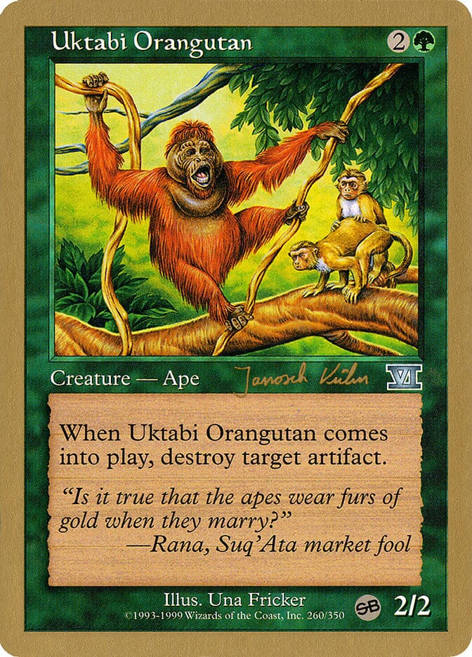 Uktabi Orangutan (Janosch Kuhn) (SB) [World Championship Decks 2000] MTG Single Magic: The Gathering  | Multizone: Comics And Games