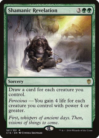 Shamanic Revelation [Commander 2016] MTG Single Magic: The Gathering  | Multizone: Comics And Games