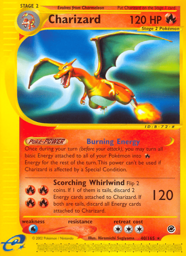 Charizard (40/165) [Expedition: Base Set] Pokemon Single Pokémon  | Multizone: Comics And Games
