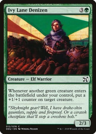 Ivy Lane Denizen [Duel Decks: Elves vs. Inventors] MTG Single Magic: The Gathering  | Multizone: Comics And Games