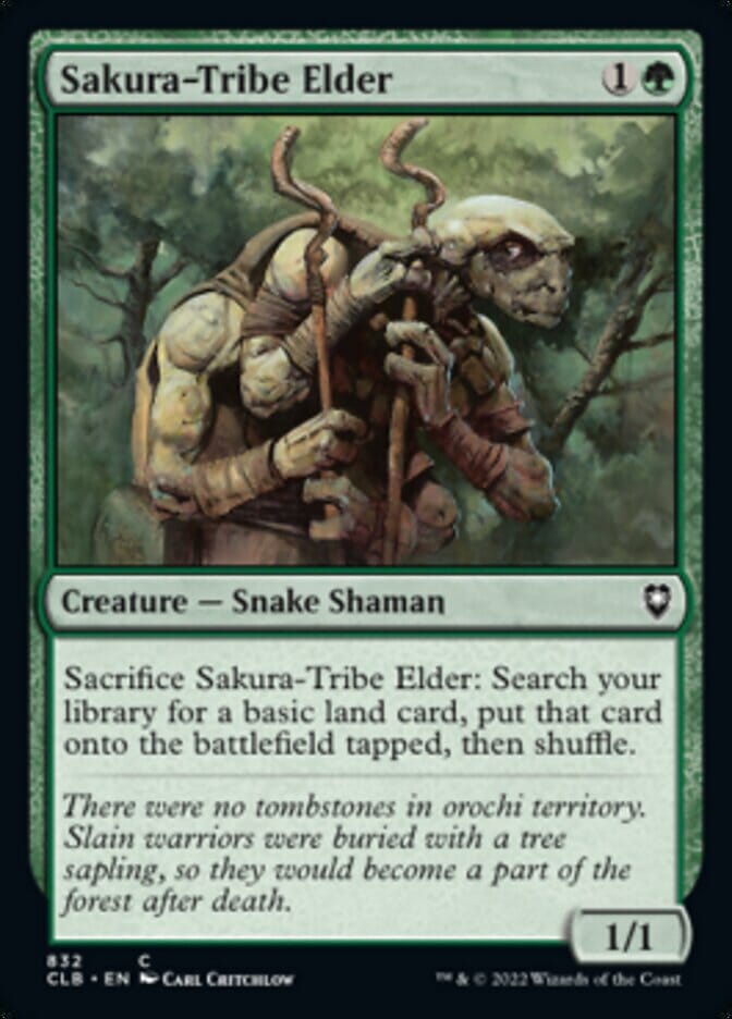 Sakura-Tribe Elder [Commander Legends: Battle for Baldur's Gate] MTG Single Magic: The Gathering  | Multizone: Comics And Games