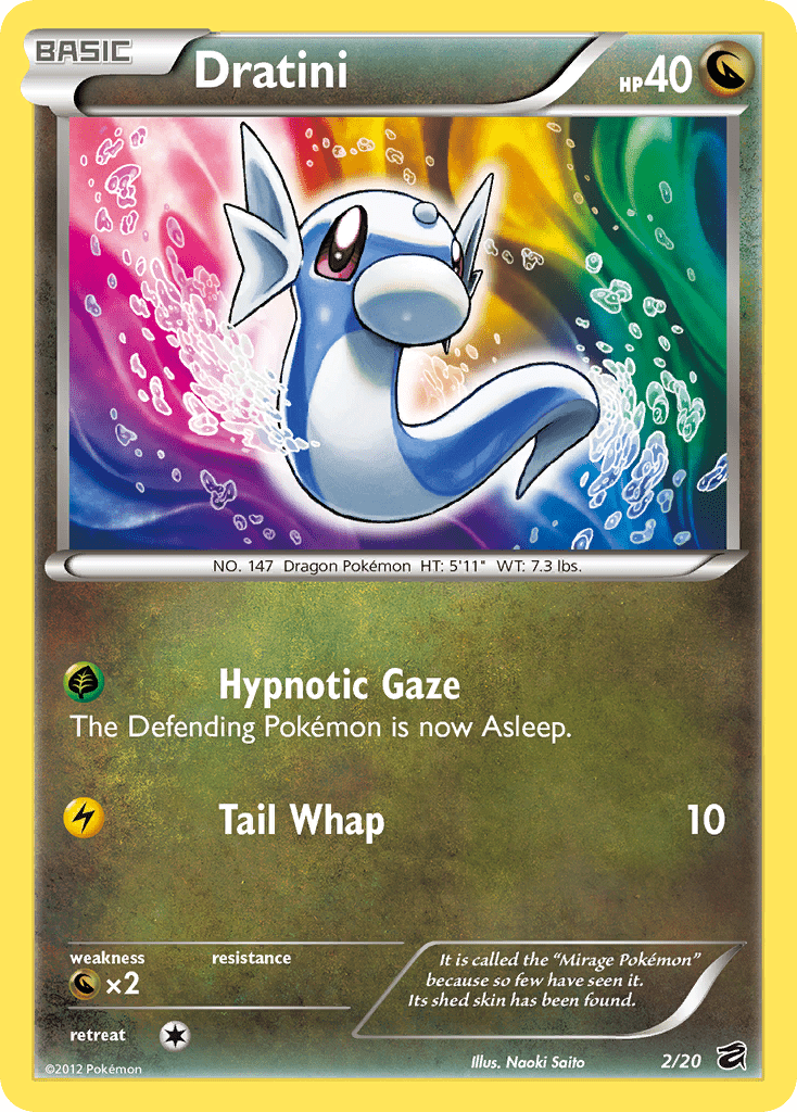 Dratini (2/20) [Black & White: Dragon Vault] Pokemon Single Pokémon  | Multizone: Comics And Games