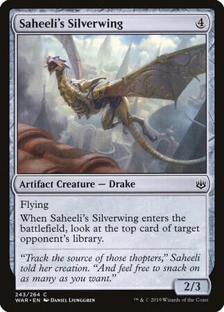 Saheeli's Silverwing [War of the Spark] MTG Single Magic: The Gathering  | Multizone: Comics And Games