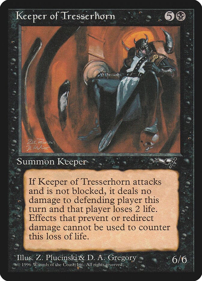 Keeper of Tresserhorn [Alliances] MTG Single Magic: The Gathering  | Multizone: Comics And Games