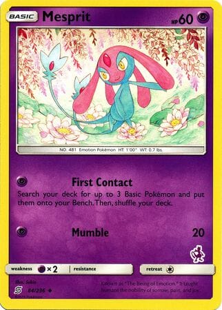 Mesprit (84/236) (Mewtwo Deck) [Battle Academy 2020] Pokemon Single Pokémon  | Multizone: Comics And Games
