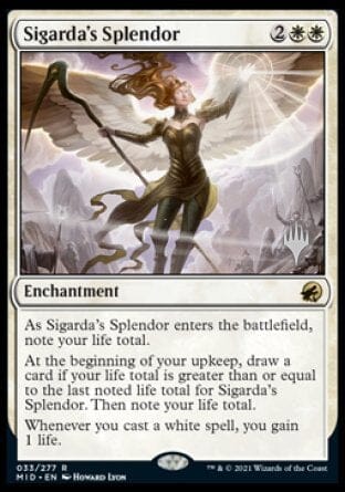 Sigarda's Splendor (Promo Pack) [Innistrad: Midnight Hunt Promos] MTG Single Magic: The Gathering  | Multizone: Comics And Games