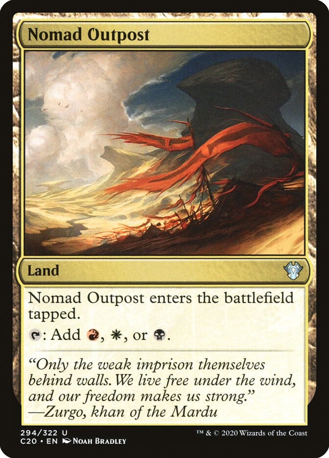 Nomad Outpost [Commander 2020] MTG Single Magic: The Gathering  | Multizone: Comics And Games