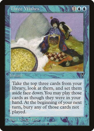 Three Wishes [Visions] MTG Single Magic: The Gathering  | Multizone: Comics And Games