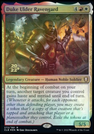 Duke Ulder Ravengard [Commander Legends: Battle for Baldur's Gate Prerelease Promos] MTG Single Magic: The Gathering  | Multizone: Comics And Games