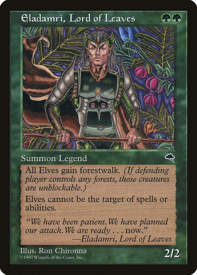 Eladamri, Lord of Leaves [Tempest] MTG Single Magic: The Gathering  | Multizone: Comics And Games