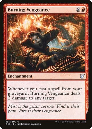 Burning Vengeance [Commander 2019] MTG Single Magic: The Gathering  | Multizone: Comics And Games