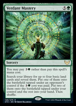 Verdant Mastery [Strixhaven: School of Mages] MTG Single Magic: The Gathering  | Multizone: Comics And Games