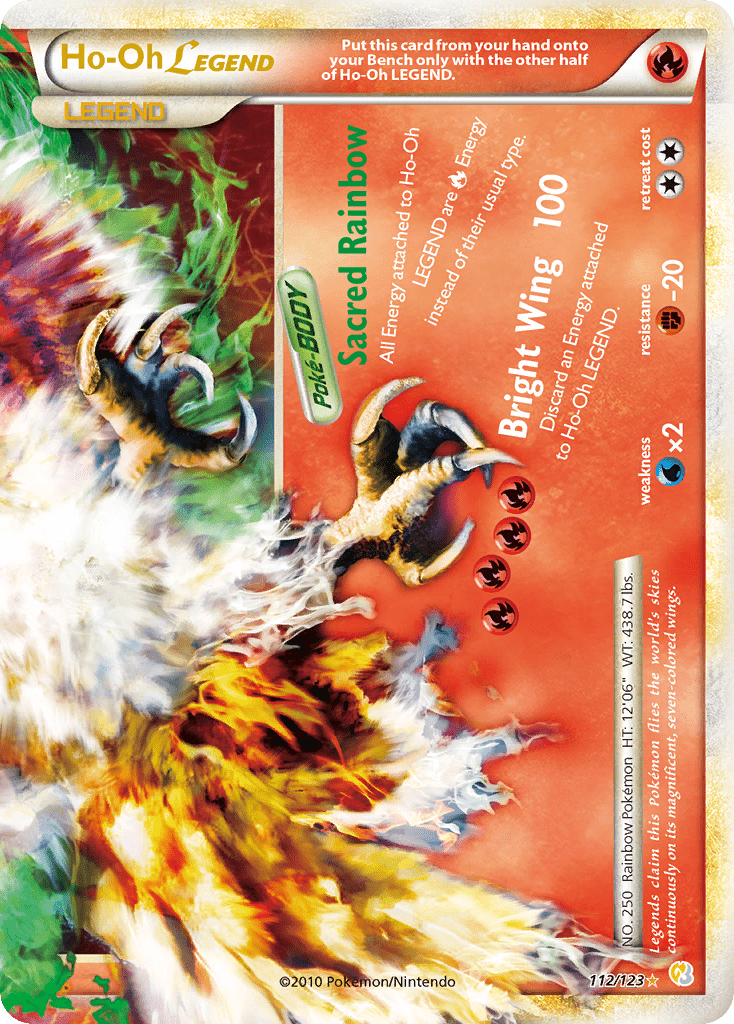 Ho-Oh LEGEND (112/123) [HeartGold & SoulSilver: Base Set] Pokemon Single Pokémon  | Multizone: Comics And Games