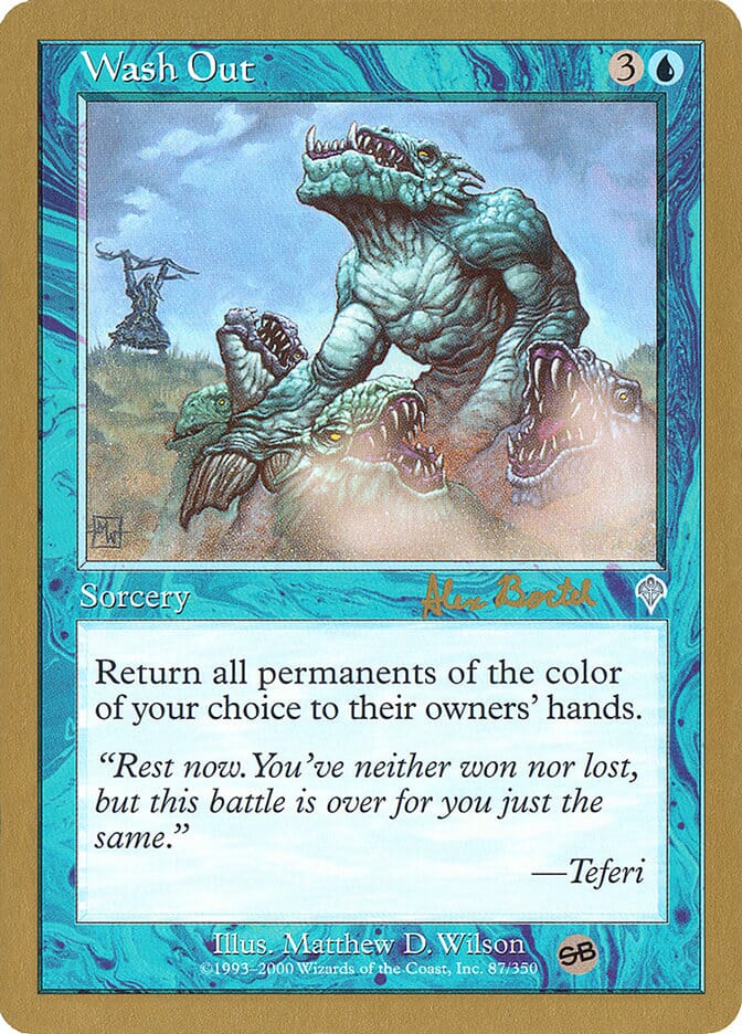 Wash Out (Alex Borteh) (SB) [World Championship Decks 2001] MTG Single Magic: The Gathering  | Multizone: Comics And Games